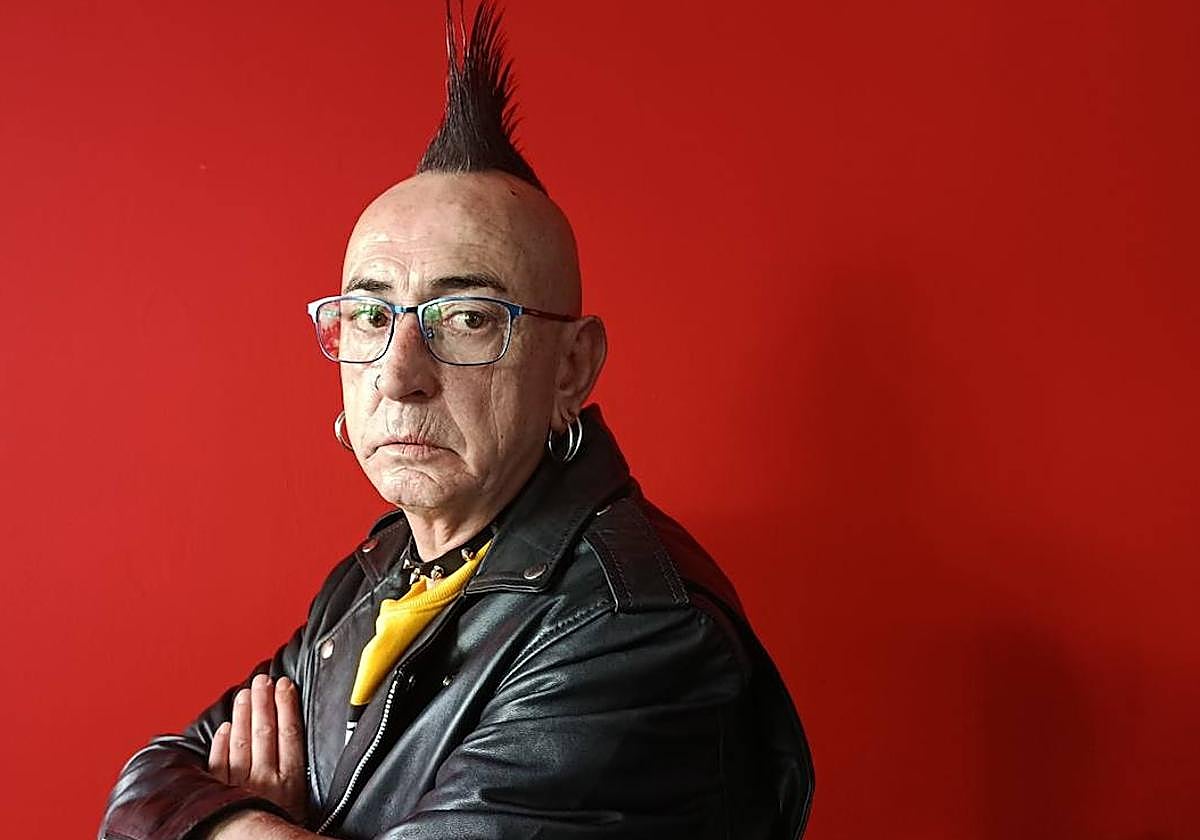 Evaristo Martínez, uno de los últimos punk salmantinos de los años 80.