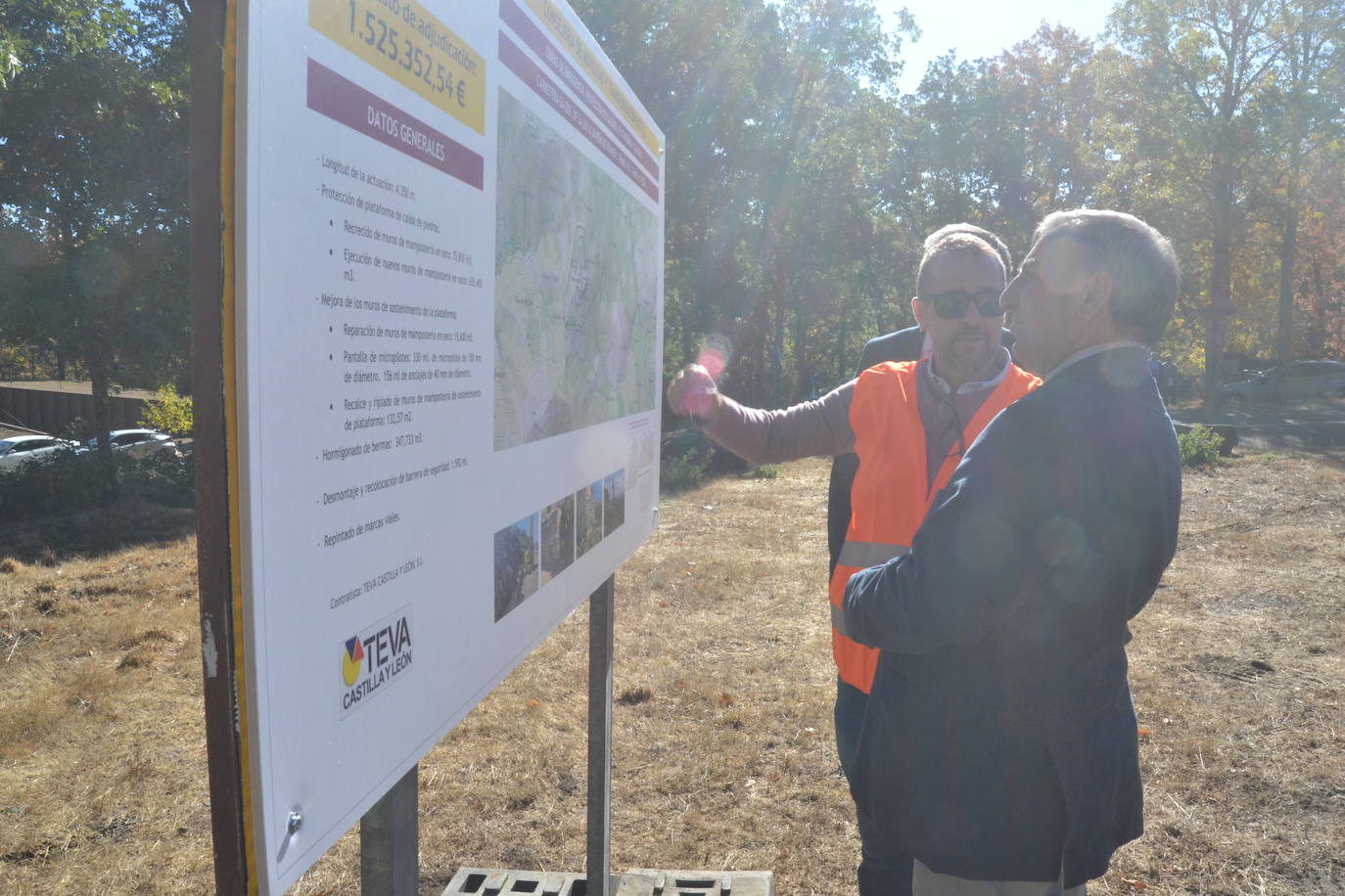 1,5 millones de euros para las obras de urgencia de la SA-203