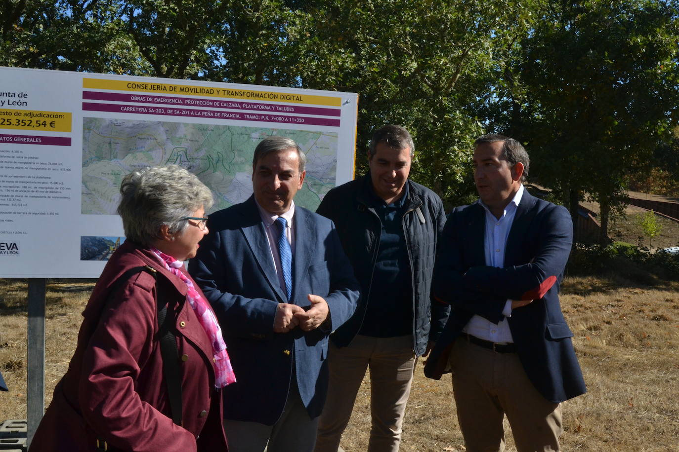 1,5 millones de euros para las obras de urgencia de la SA-203