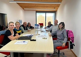 Reunión del jurado en el Ayuntamiento de Guijuelo.