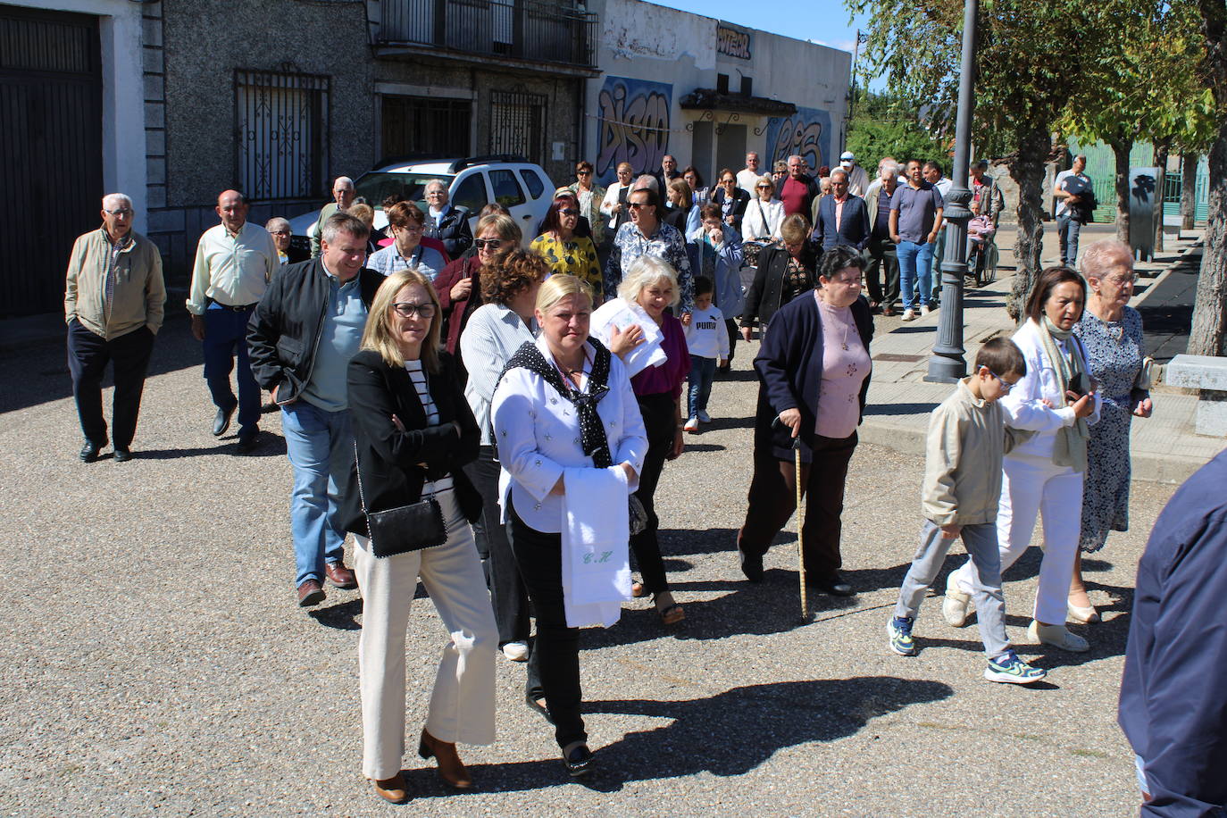Alegre final de fiesta en San Miguel de Valero