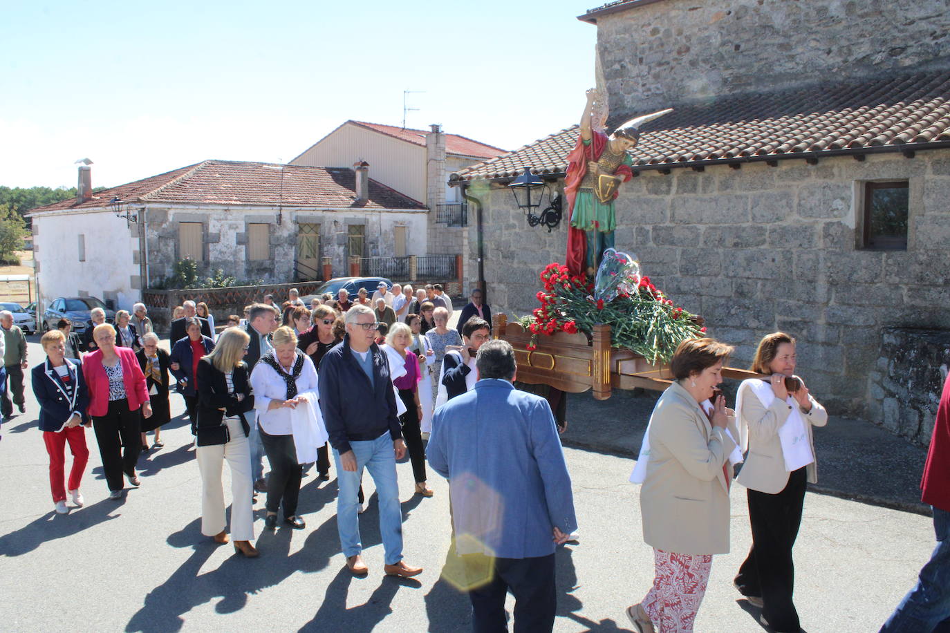 Alegre final de fiesta en San Miguel de Valero