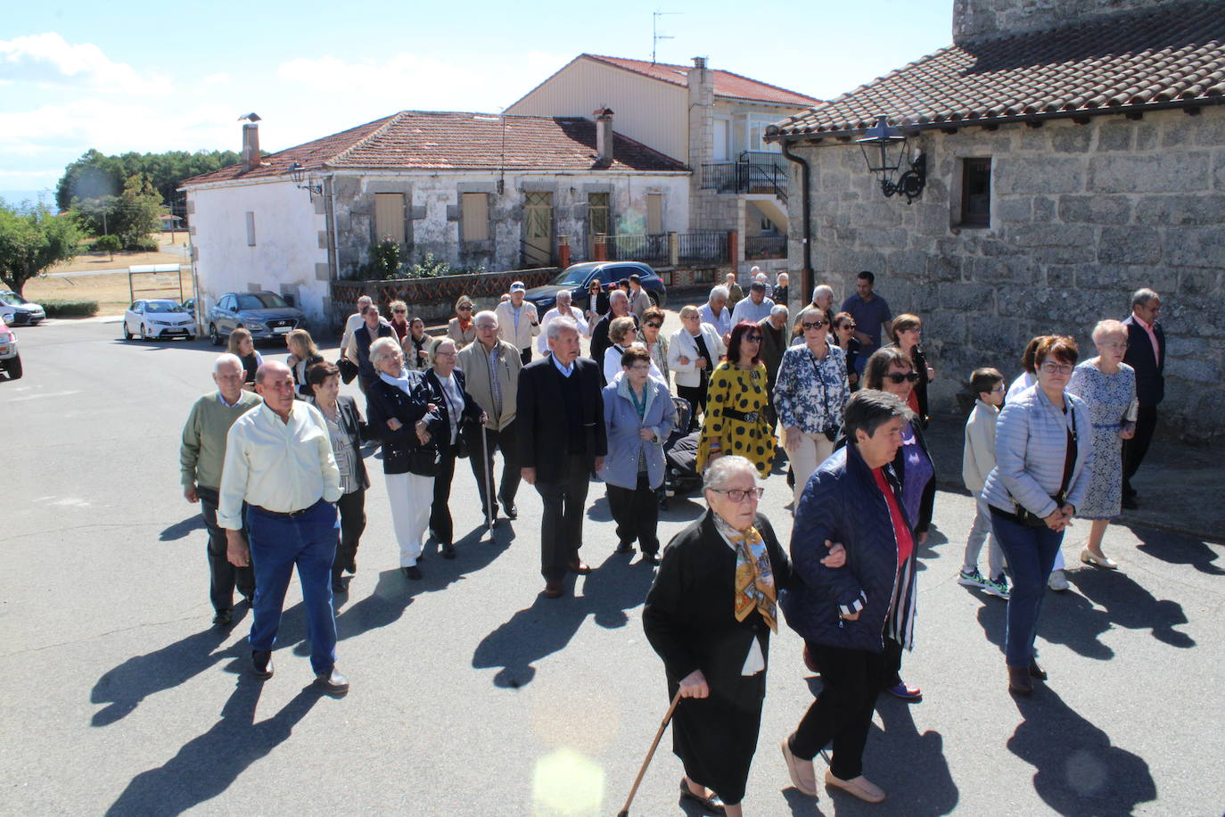 Alegre final de fiesta en San Miguel de Valero