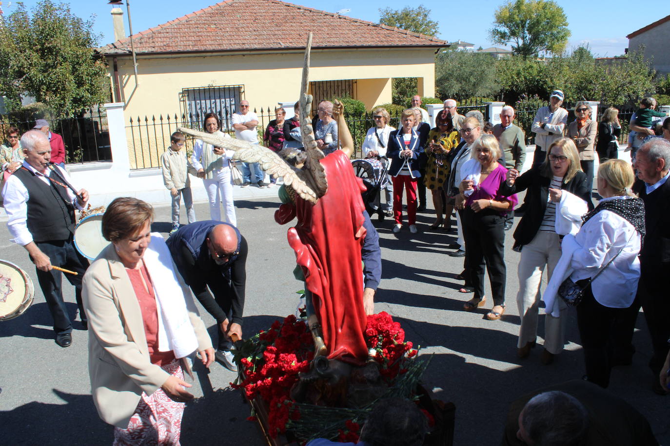 Alegre final de fiesta en San Miguel de Valero