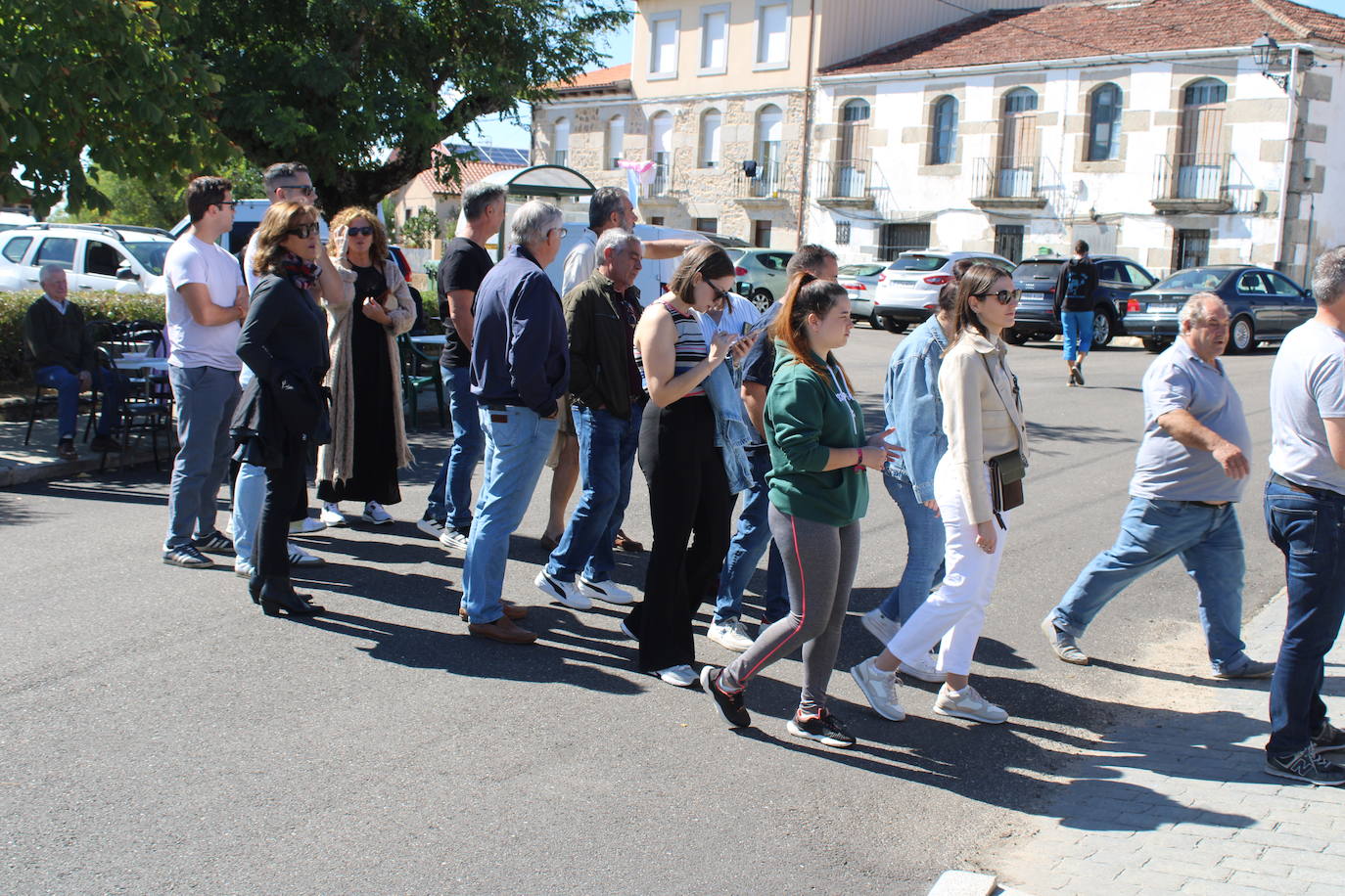 Alegre final de fiesta en San Miguel de Valero