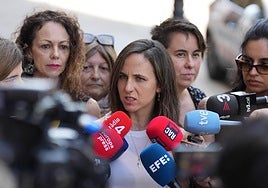 La secretaria general de Podemos, Ione Belarra.