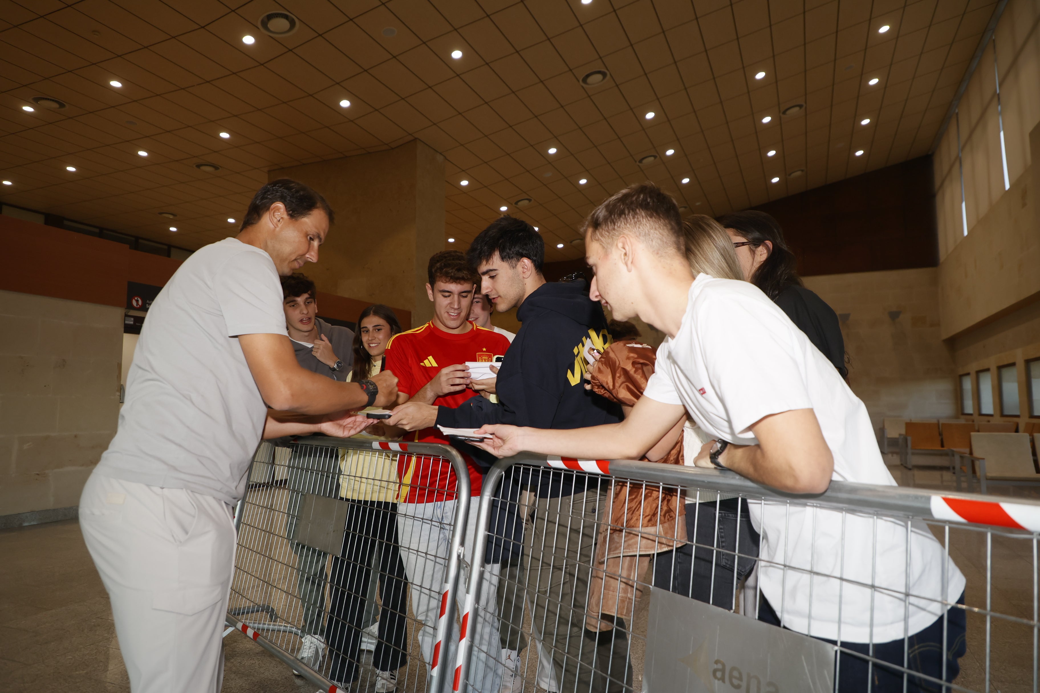 Así ha sido la llegada de Rafa Nadal a Matacán