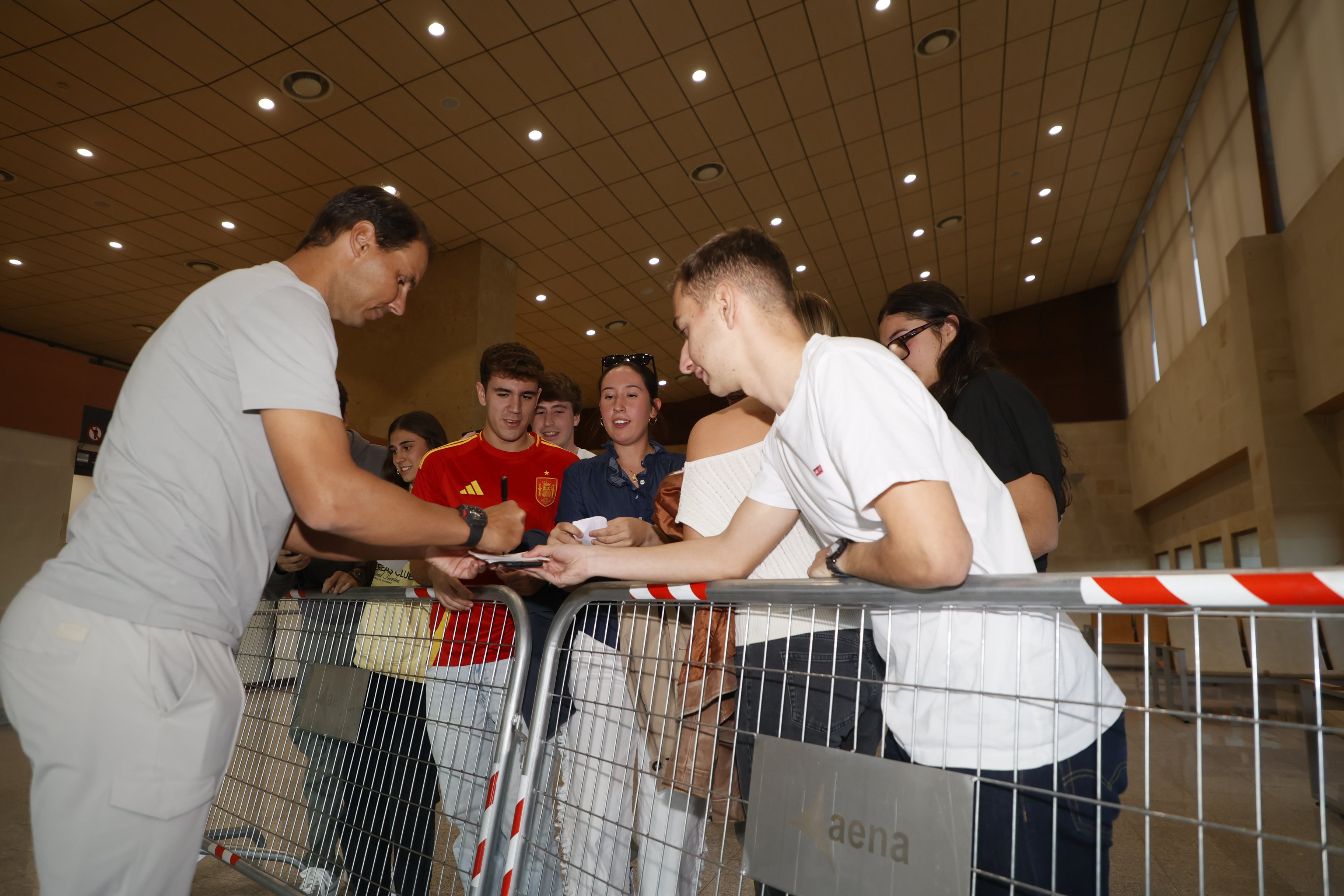 Así ha sido la llegada de Rafa Nadal a Matacán