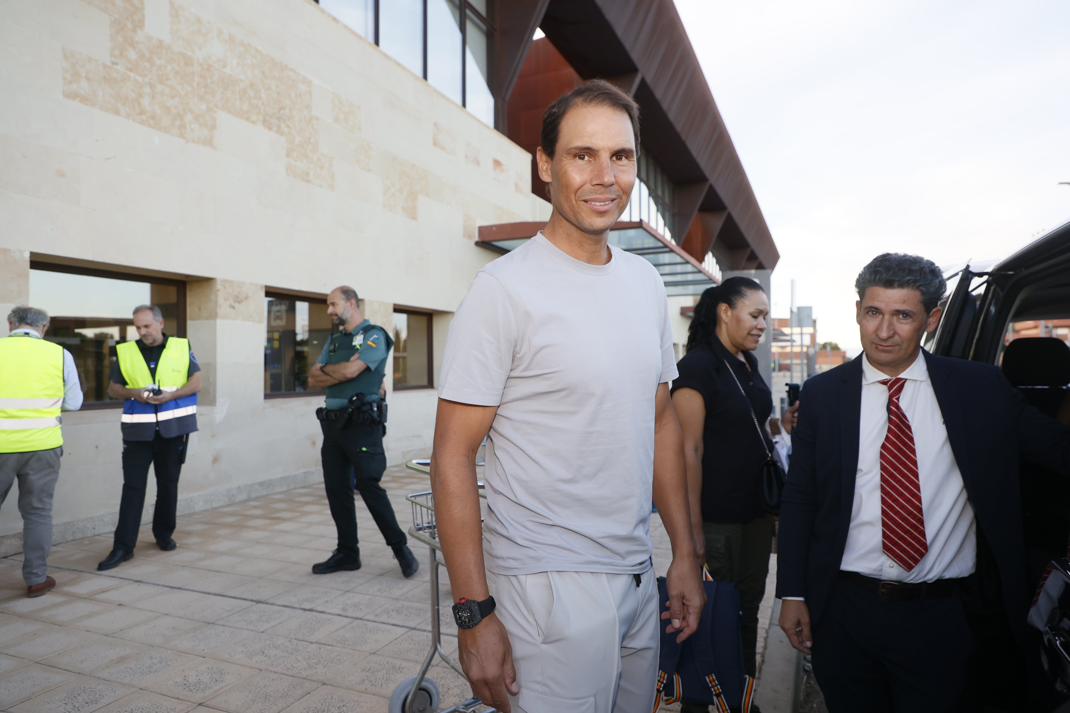 Así ha sido la llegada de Rafa Nadal a Matacán