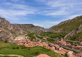 Panorámica del desfiladero de Pancorbo.
