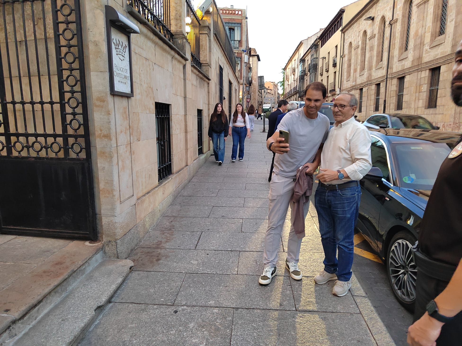 Así ha sido la llegada de Rafa Nadal a Matacán