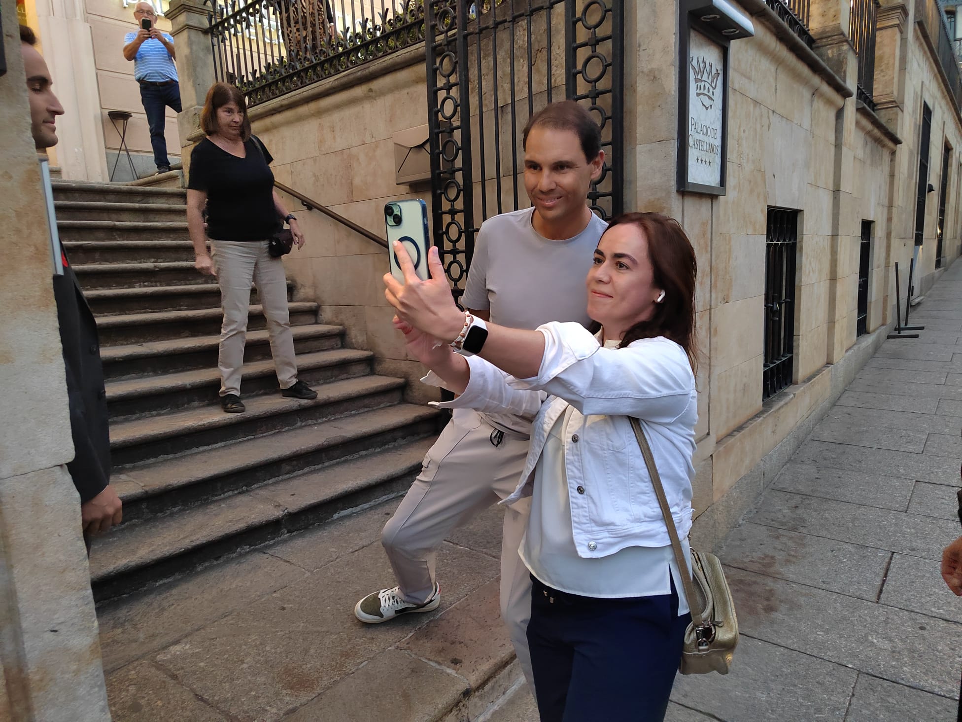 Así ha sido la llegada de Rafa Nadal a Matacán