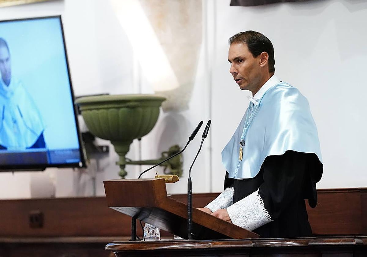 ¿Le emocionó el discurso de Rafa Nadal en su investidura como 'honoris causa'?