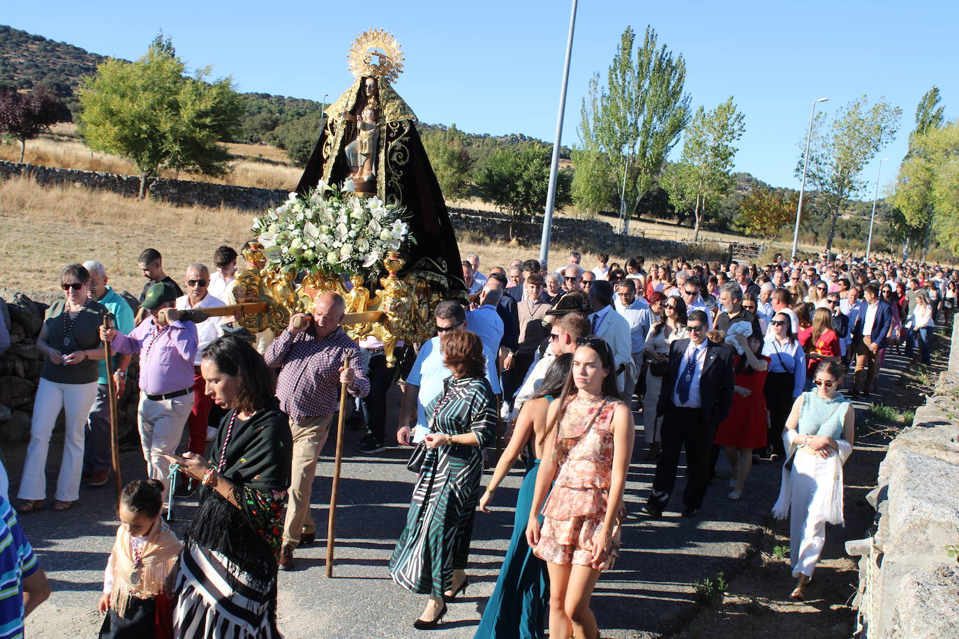 Intensa jornada festiva en Santibáñez de Béjar
