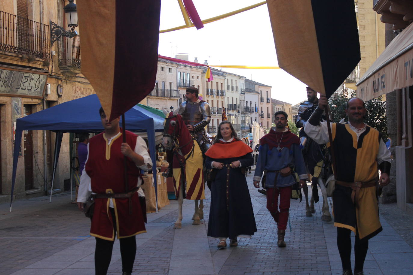 Ciudad Rodrigo despide la VIII Feria Medieval con el poderío de los caballeros