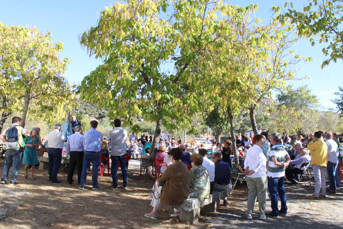 Ofrendas de devoción a la Virgen de la Yedra