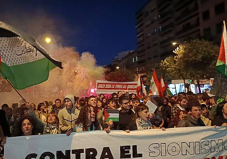 Imagen de la marcha en Salamanca.