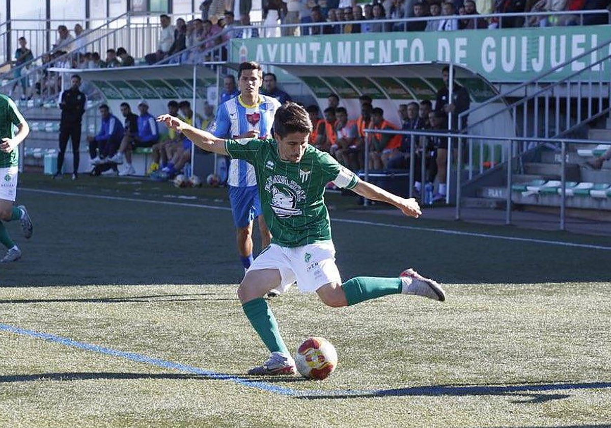 Cristóbal Gil durante el partido.