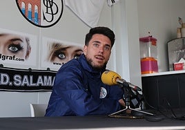 Jorge García compareciendo ante los medios.