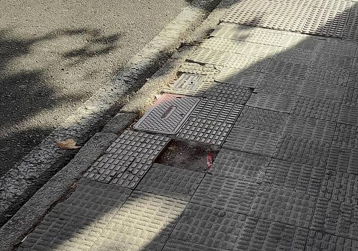 Una 'trampa' en el suelo