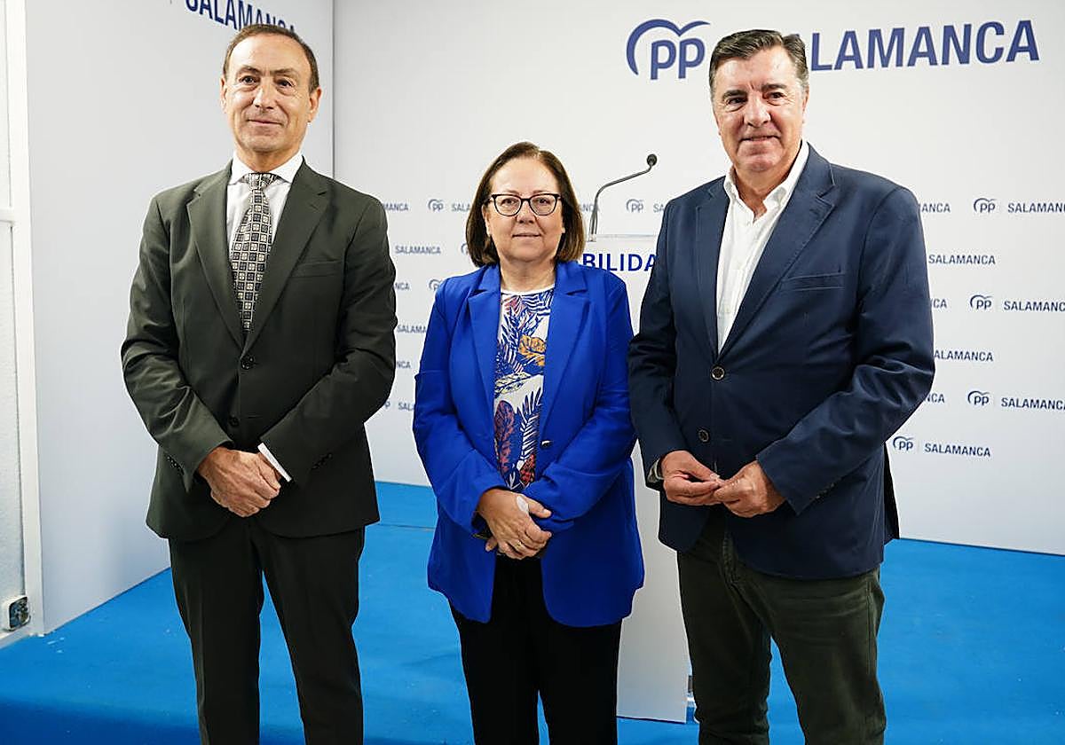 Pedro Samuel Martín, María Jesús Moro y José Antonio Bermúdez de Castro.