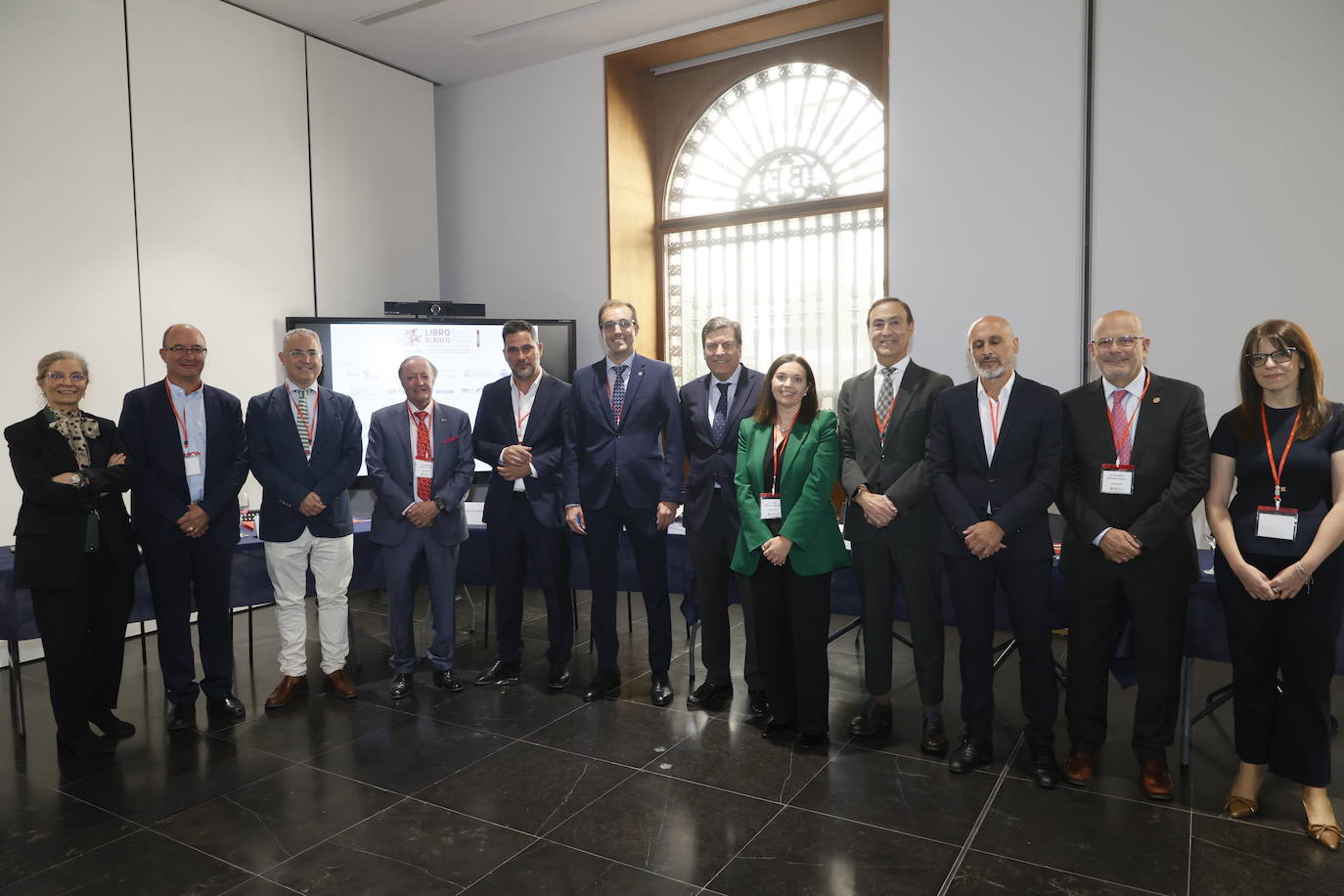 Marian Vicente (LA GACETA), Julián Herrero (Meins), David Sánchez (Cetramesa), Eustaquio Andrés (Grupo Andrés), Sergio López (CaixaBank), Alberto Díaz (Cámara), Carlos Fernández (Consejería de Economía), Alicia Sánchez (ENUSA), Pedro Samuel (Ayto. Carbajosa), Pablo Hoya (Zaldesa), Fernando Martínez (Ayto. Villares) y Teresa Jiménez (Parque Científico).