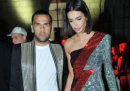 Imagen de Dani Alves y Joana Sanz.
