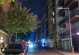 Imagen del apagón en Salamanca.