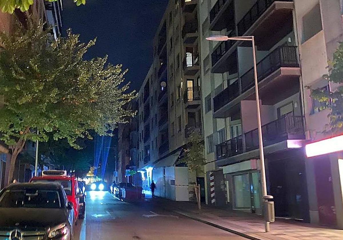 Imagen del apagón en Salamanca.