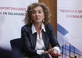 La directora general de Vivienda, María Pardo, en el Foro GACETA de Vivienda.