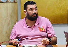 Antonio Poveda en el último pleno.