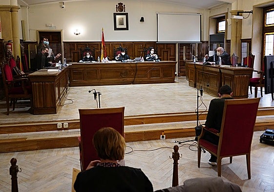 P.M.C., durante el juicio que, en marzo de 2022, acogió la Audiencia Provincial de Salamanca.