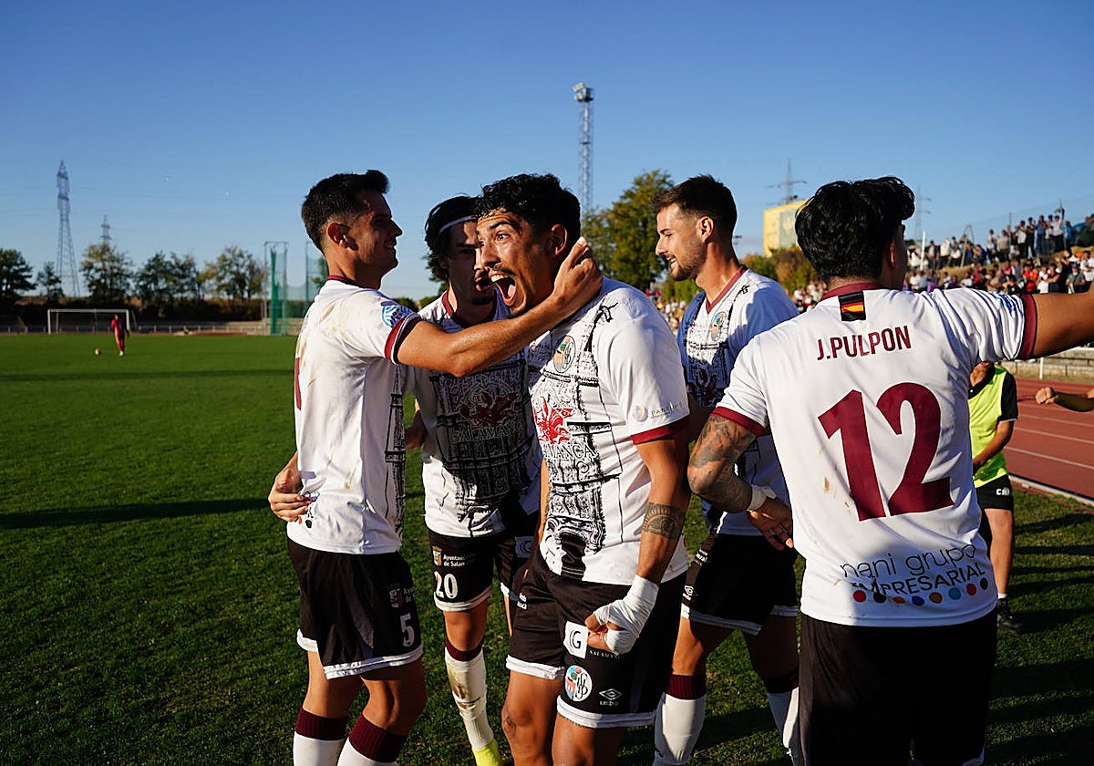 El triunfo del Salamanca UDS en Las Pistas ante la Sarriana en imágenes