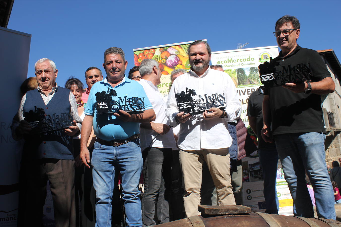 San Martín del Castañar brinda por el vino de la provincia en la XII Fiesta de la Vendimia
