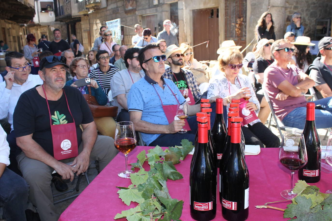 San Martín del Castañar brinda por el vino de la provincia en la XII Fiesta de la Vendimia