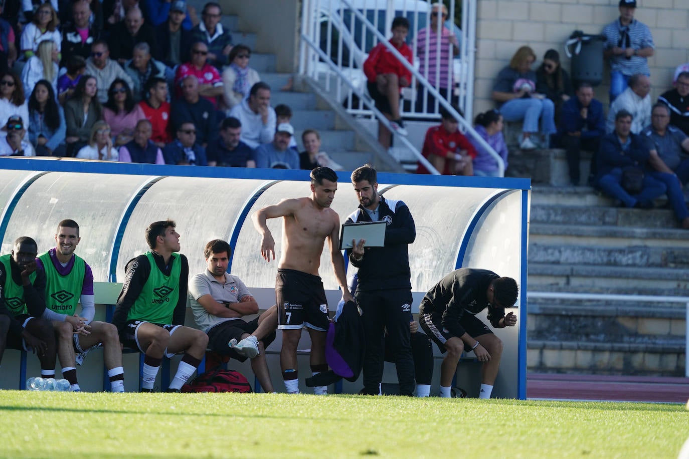 El triunfo del Salamanca UDS en Las Pistas ante la Sarriana en imágenes