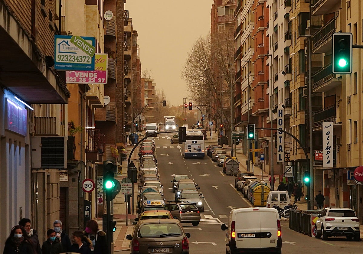 Uno de los peores episodios de partículas de polvo en el año 2022.