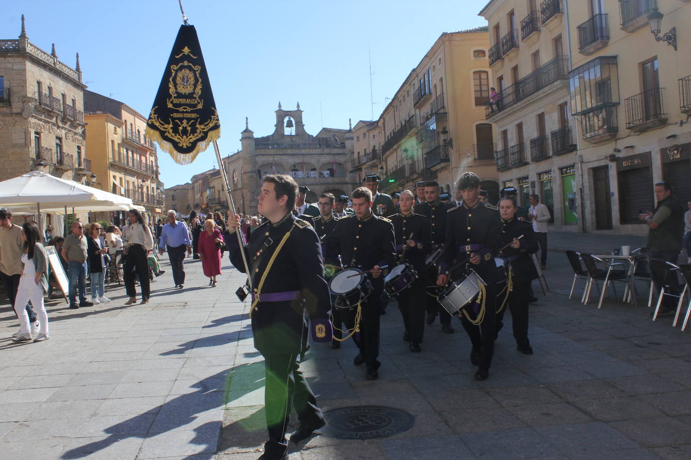 Solemnidad y fidelidad a la bandera, en los actos de la Guardia Civil de Ciudad Rodrigo