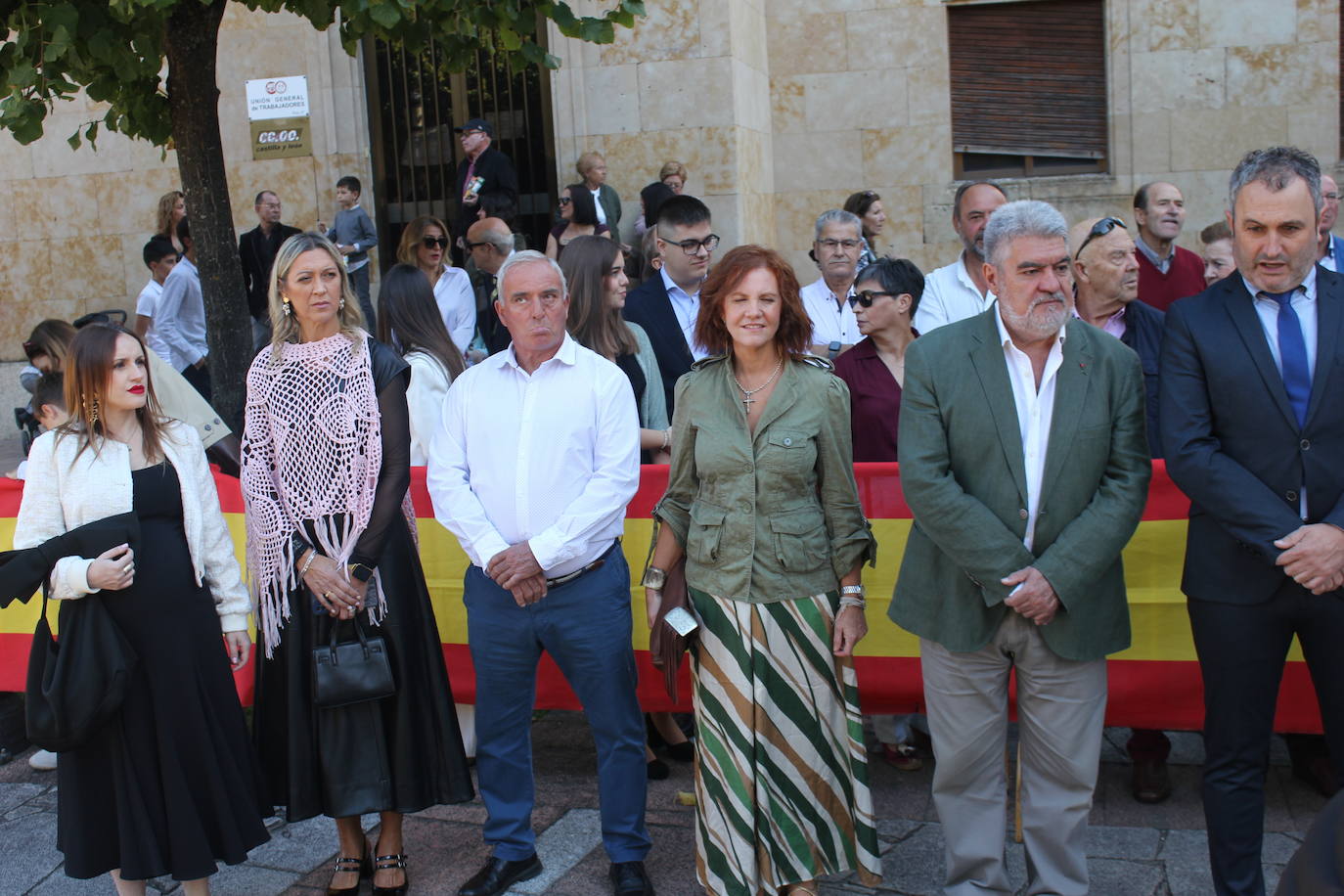 Solemnidad y fidelidad a la bandera, en los actos de la Guardia Civil de Ciudad Rodrigo