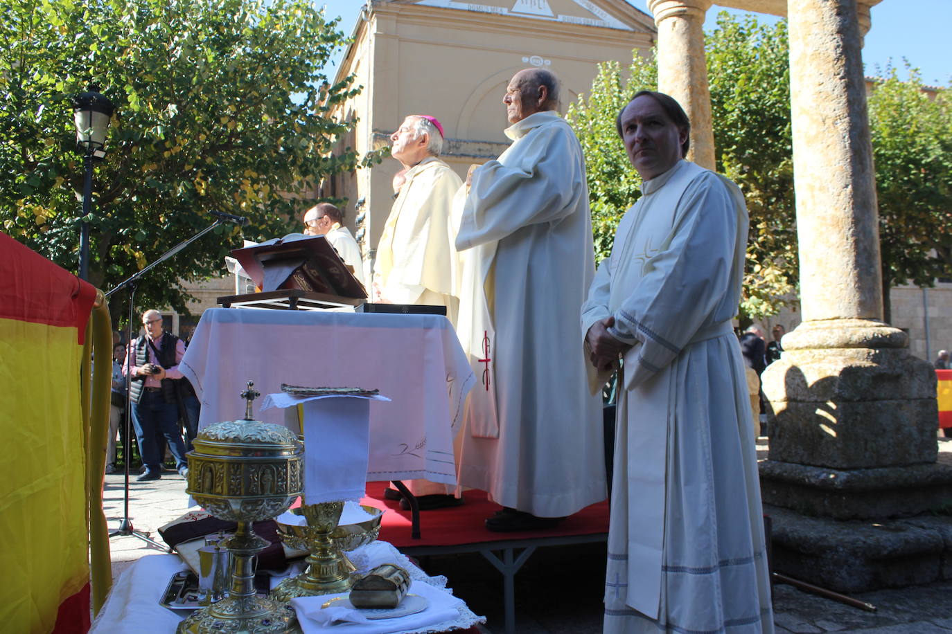 Solemnidad y fidelidad a la bandera, en los actos de la Guardia Civil de Ciudad Rodrigo