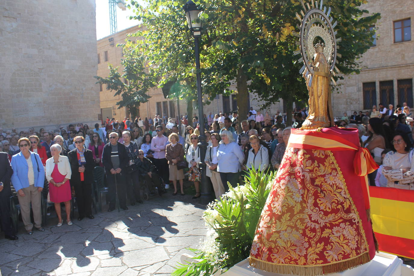 Solemnidad y fidelidad a la bandera, en los actos de la Guardia Civil de Ciudad Rodrigo