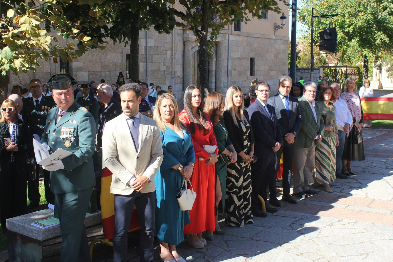 Solemnidad y fidelidad a la bandera, en los actos de la Guardia Civil de Ciudad Rodrigo