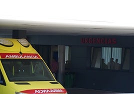 Urgencias en el Hospital de Salamanca.