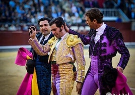 Morante de la Puebla, tras cortarse la coleta en Las Ventas.