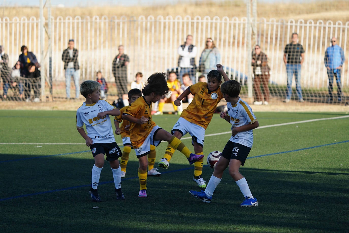 La jornada del fútbol base salmantino, en imágenes