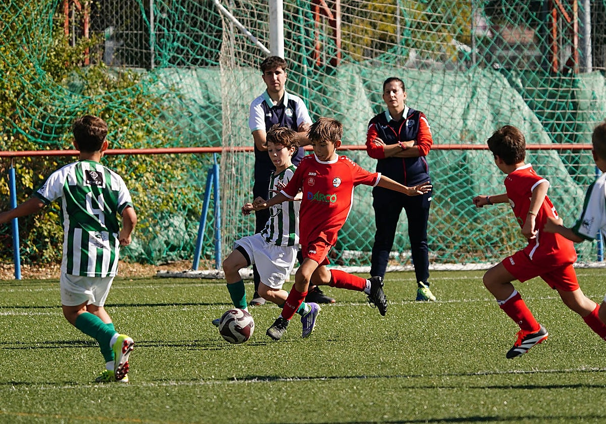 La jornada del fútbol base salmantino, en imágenes