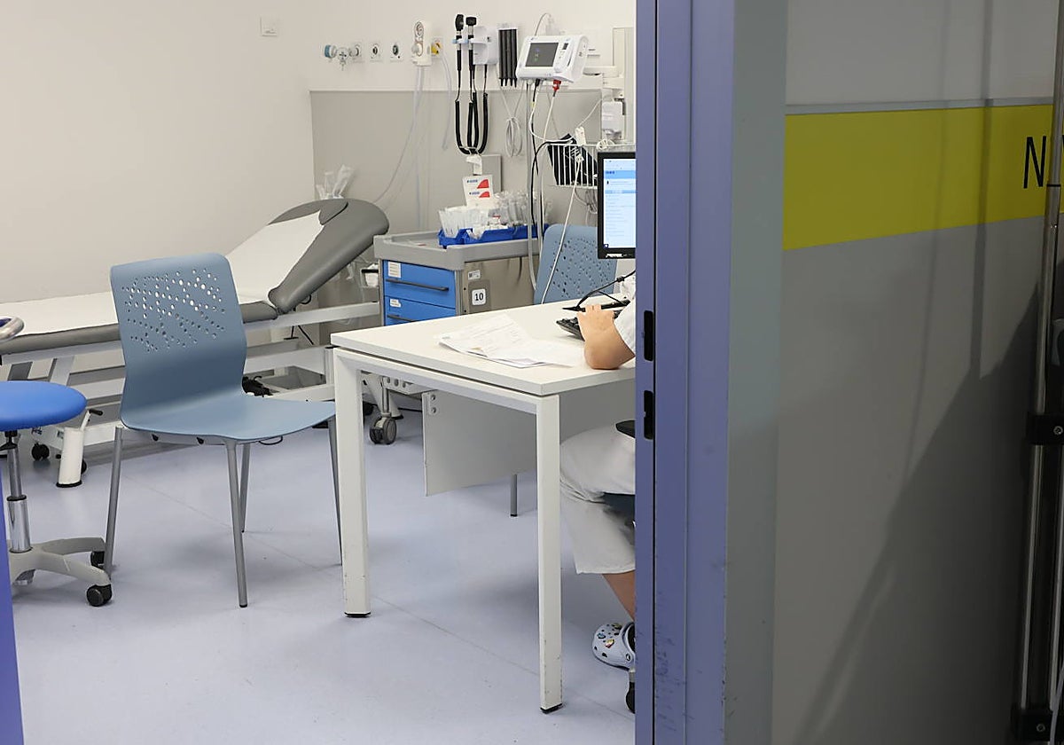 Imagen de una consulta de Urgencias del Hospital de Salamanca.