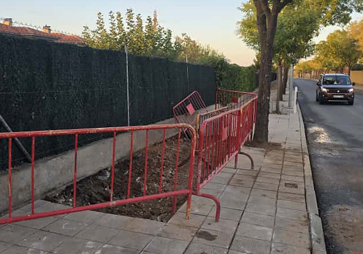 Imagen tomada del último reventón producido el pasado 13 de octubre.