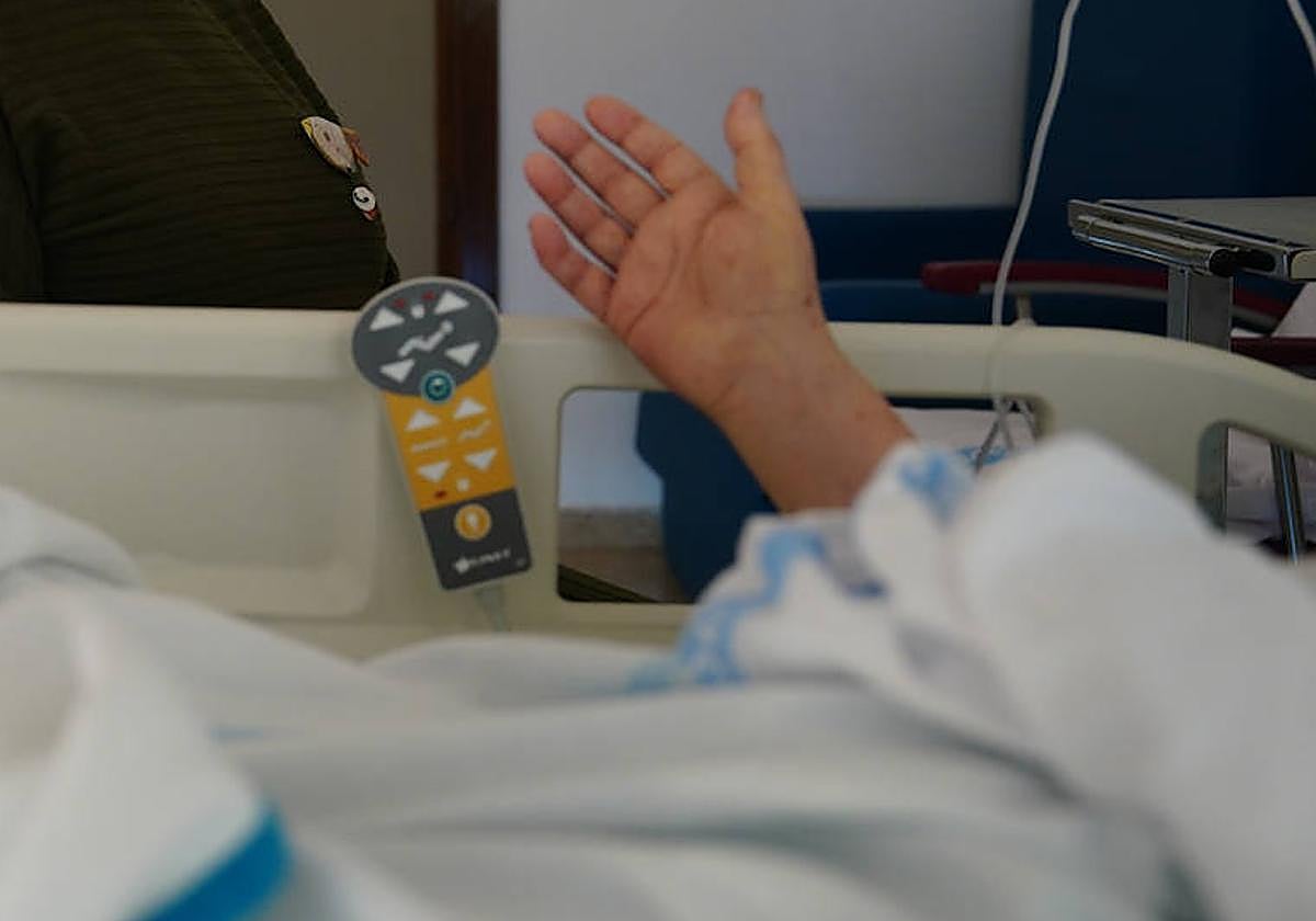 Imagen de archivo de un paciente en el Hospital de Los Montalvos.