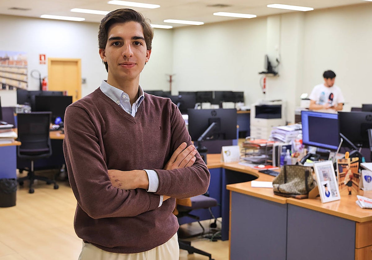 Julio Norte, en su visita a la redacción de LA GACETA.